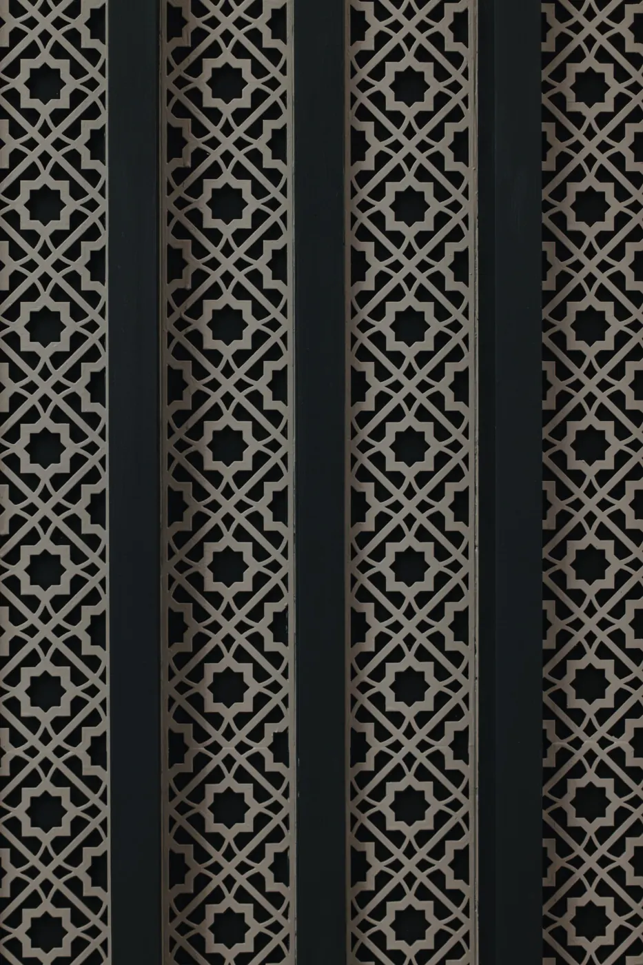 Geometric jaali lattice panels